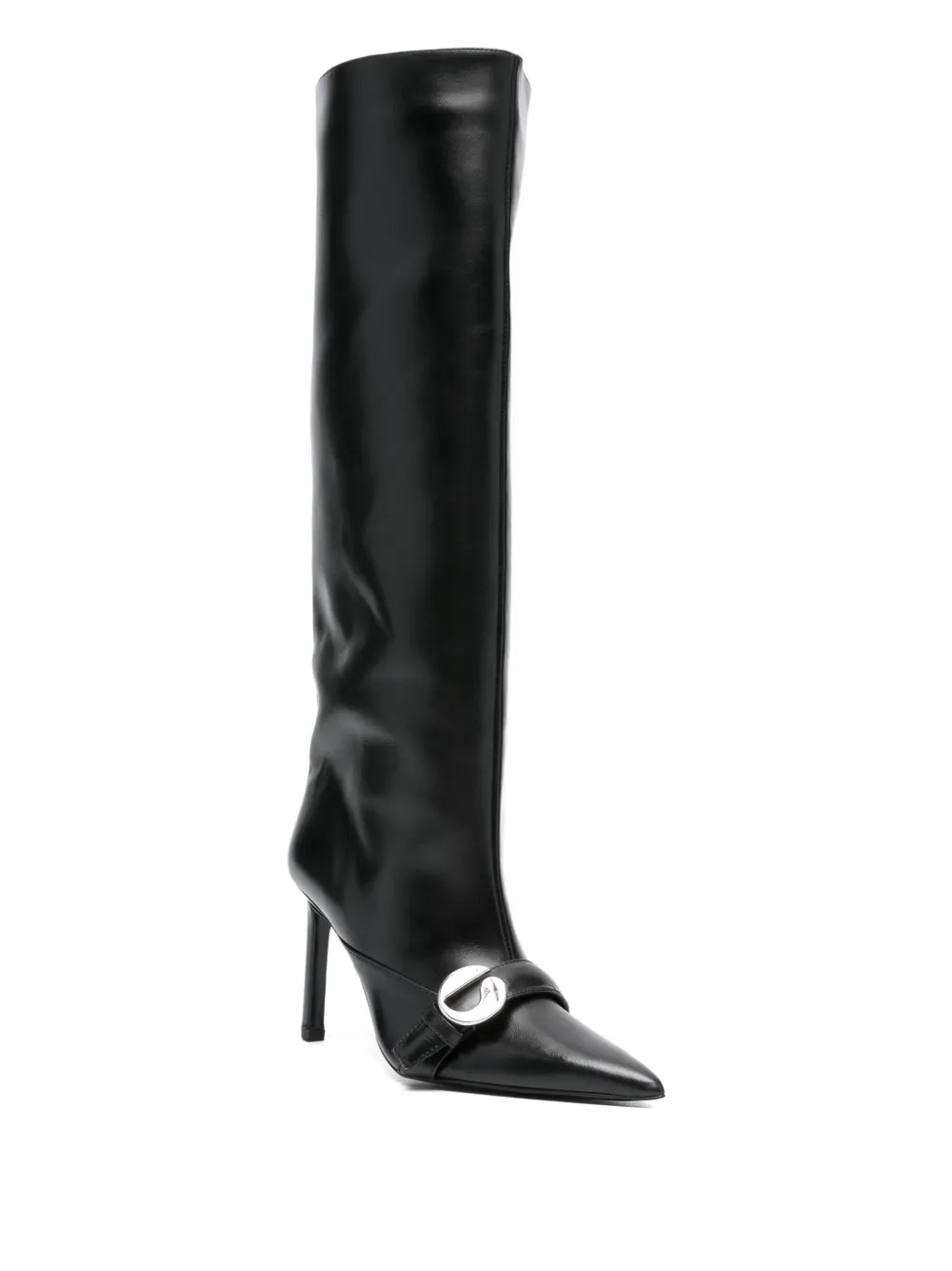 Cizme Coperni Knee-High Pointed-Toe negru - imagine 3