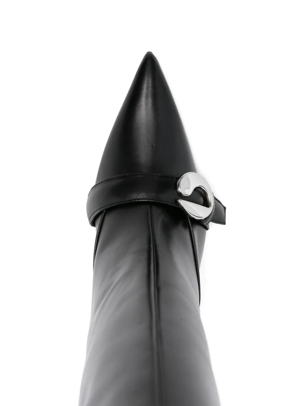 Cizme Coperni Knee-High Pointed-Toe negru - imagine 4