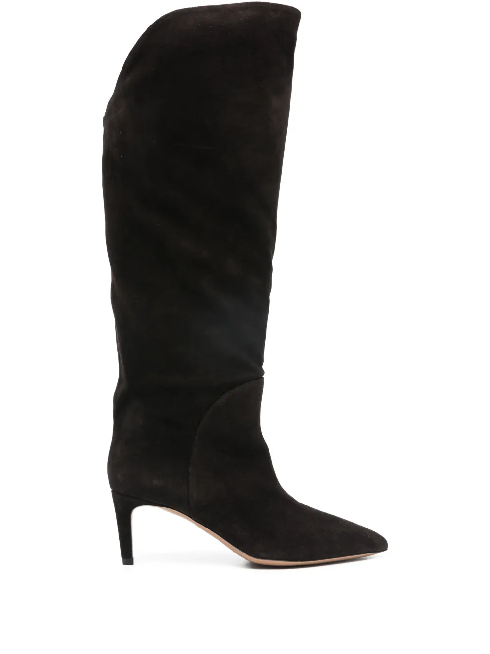 Cizme Paris Texas Pointed Calf Suede maro