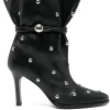 Ghete Isabel Marant 100mm Lolya Studded Leather negru