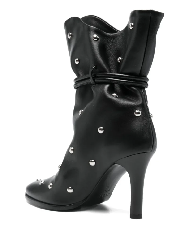 Alternative view of Ghete Isabel Marant 100mm Lolya Studded Leather negru