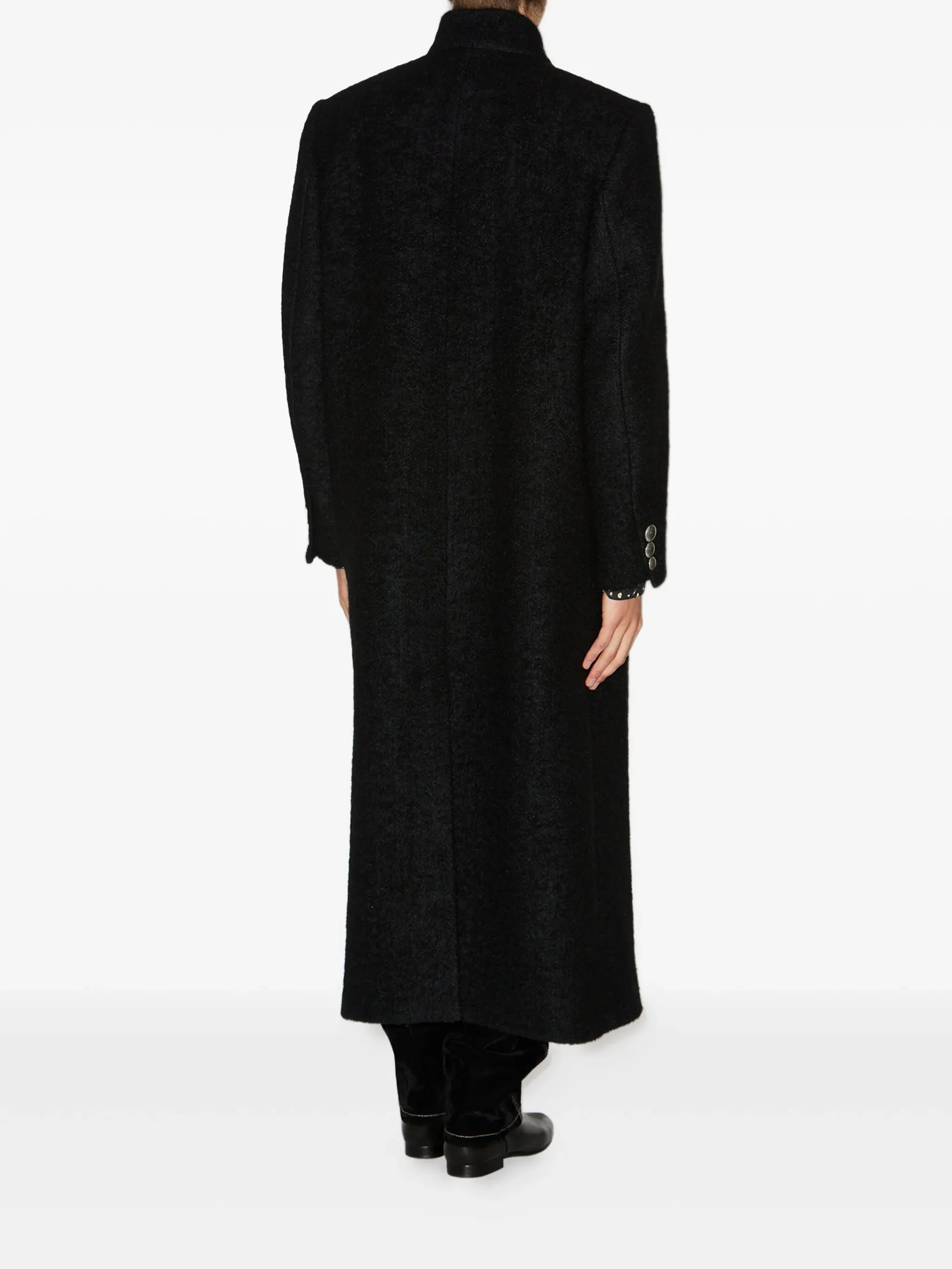 Palton MARANT Gil double-breasted negru - imagine 4