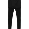 Pantaloni Coperni High-Waisted Stirrup negru