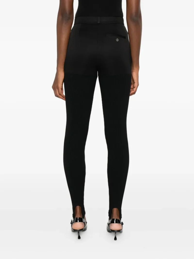 Alternative view of Pantaloni Coperni High-Waisted Stirrup negru