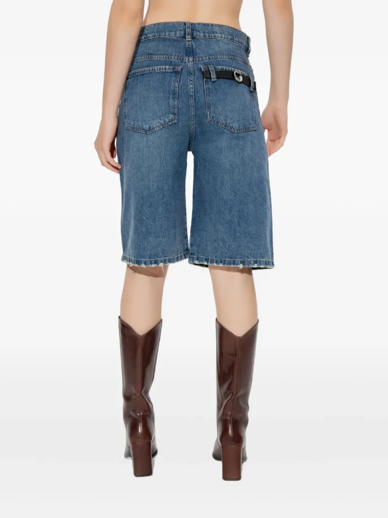 Alternative view of Pantaloni scurti Coperni Logo-Belt albastru