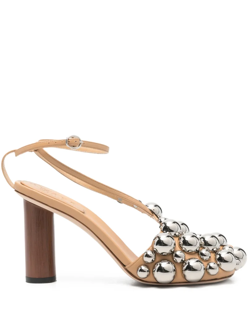 Sandale A.W.A.K.E. Mode Christine Studs-Embellishment bej