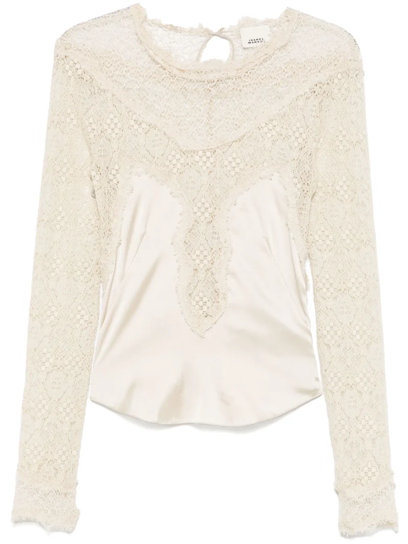 Top Isabel Marant diem bej