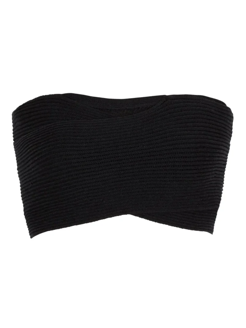 Top Balmain zip-fastening negru