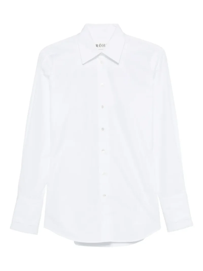 Camasa Rohe Polo-Collar alb