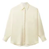 Camasa Stella McCartney Pocket Studded bej