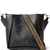 Geanta Stella McCartney Logo-Detail Cross Body negru