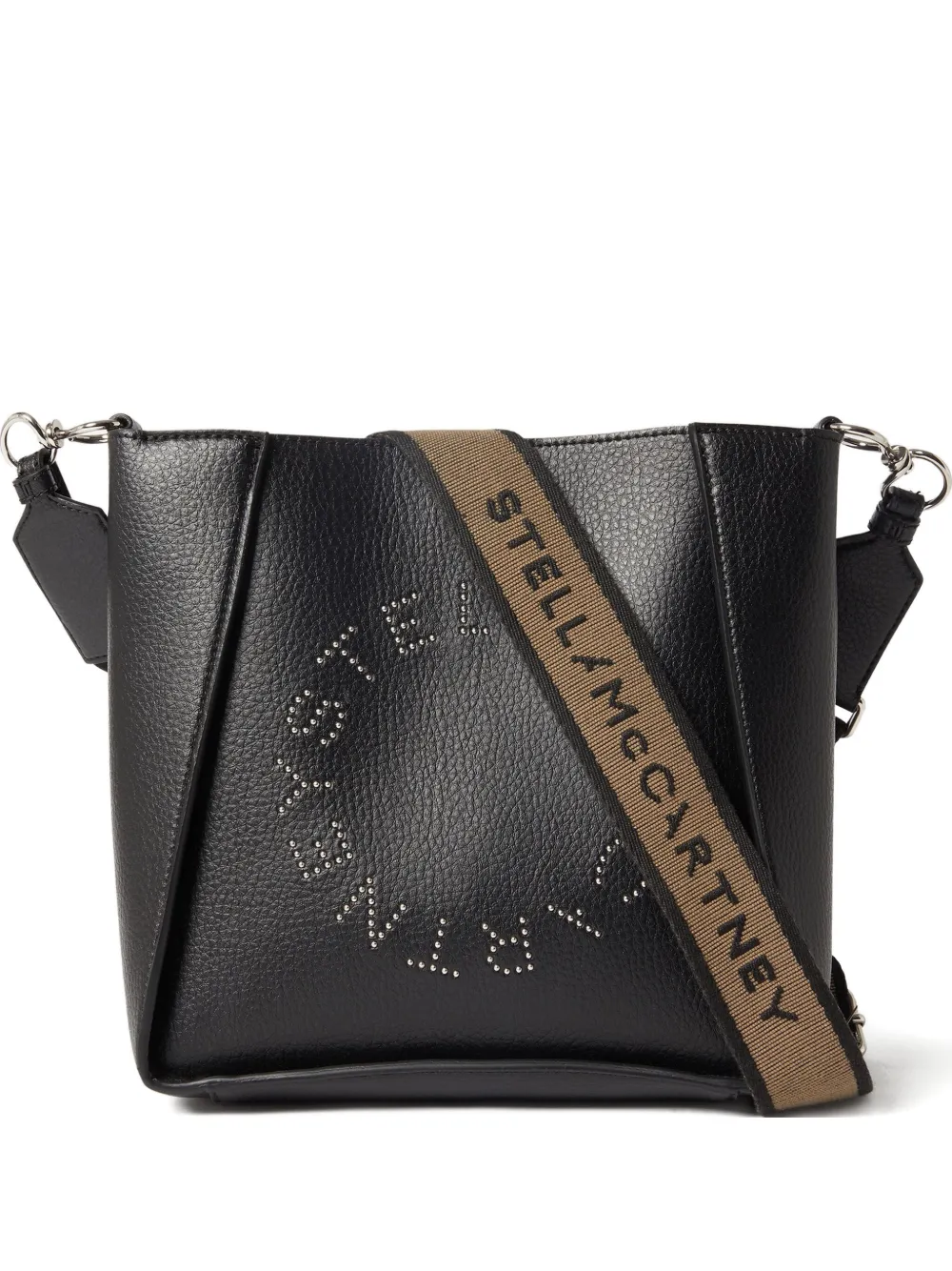 Geanta Stella McCartney Logo-Detail Cross Body negru