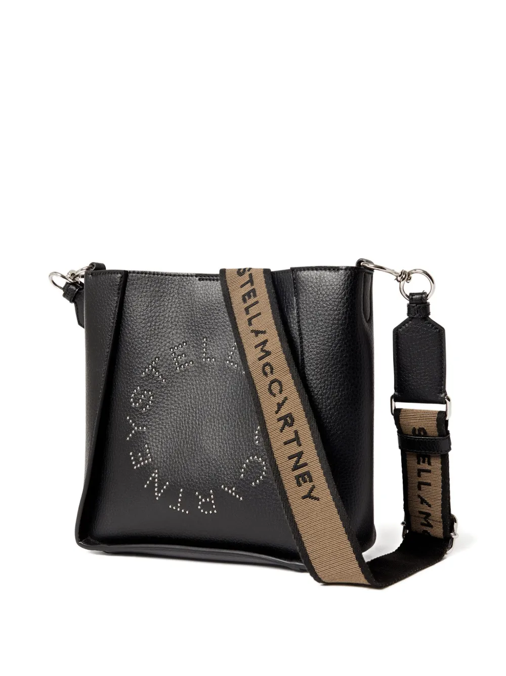 Geanta Stella McCartney Logo-Detail Cross Body negru - imagine 3