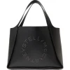 Geanta Stella McCartney Logo-Detail Tote negru
