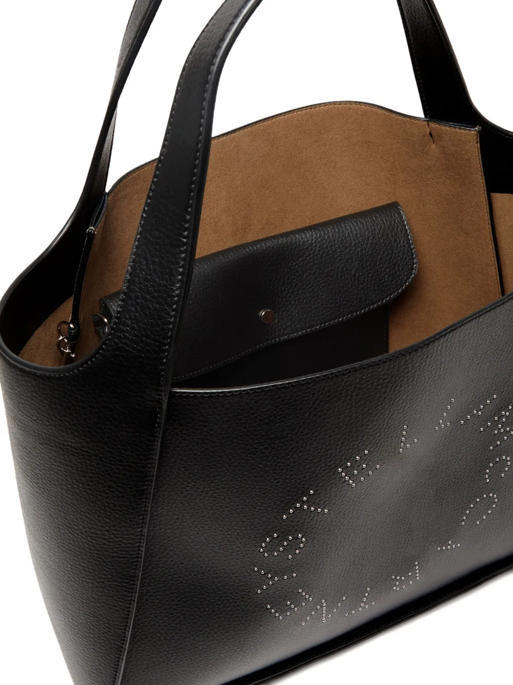 Geanta Stella McCartney Logo-Detail Tote negru - imagine 4