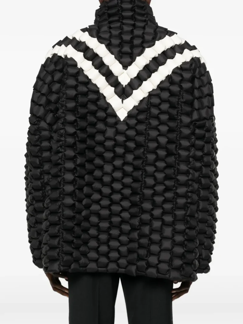 Alternative view of Jacheta RAXXY Textured Stripe-Detail negru