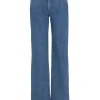 Jeans Balmain flared-leg albastru