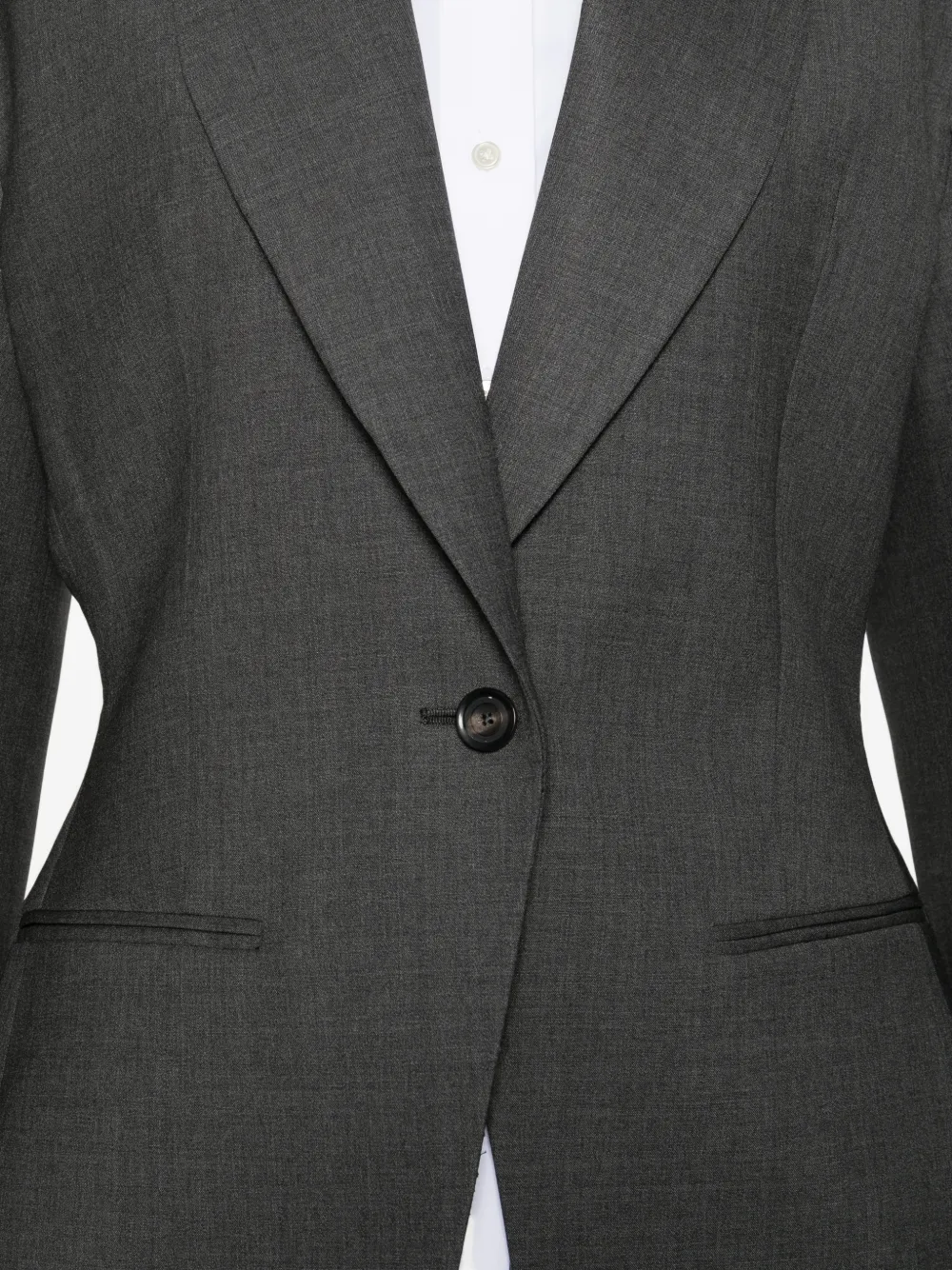 Sacou Rohe Shawl-Collar Blazer gri - imagine 5