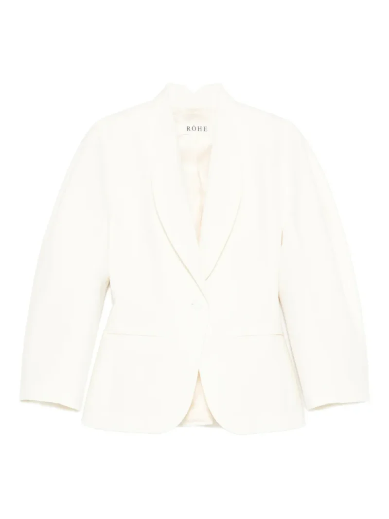 Sacou Rohe Shawl-Lapel ecru
