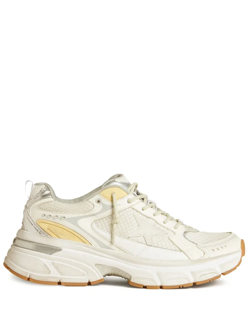 Sneakers Golden Goose Lightstar Leather alb