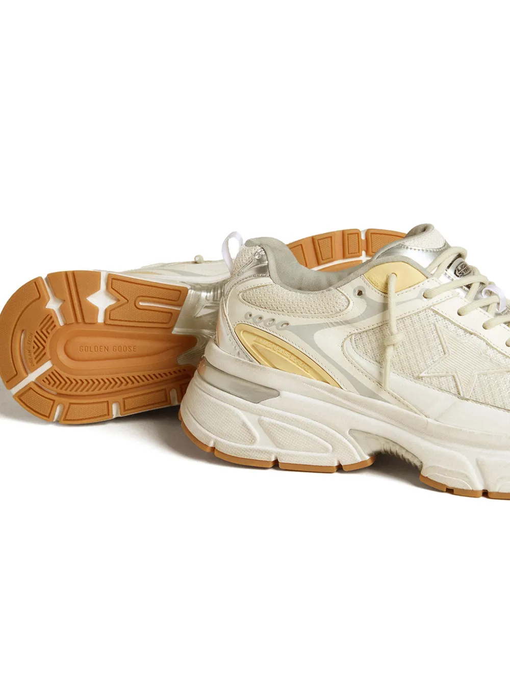 Sneakers Golden Goose Lightstar Leather alb - imagine 4