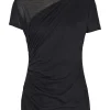 Tricou Balmain crew-neck negru