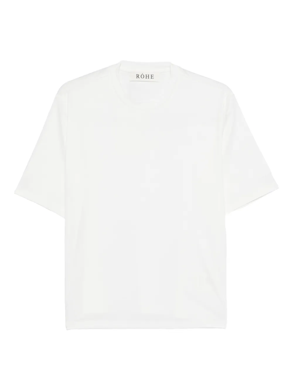 Tricou Rohe Crew-Neck ecru