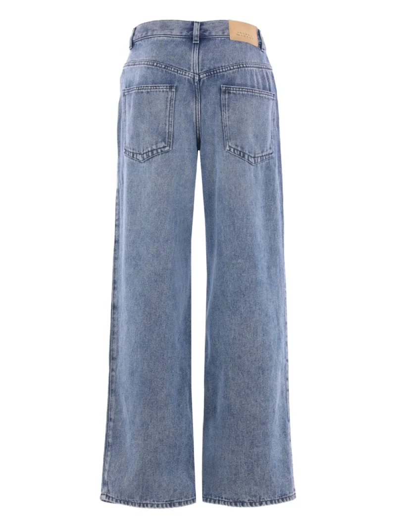 Alternative view of Pantaloni denim Rodayna Loose-Fit albastru