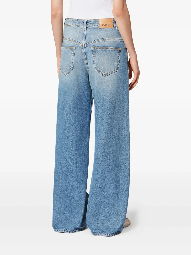 Alternative view of Jeans Isabel Marant Lemony Pocket albastru