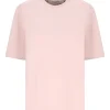 Tricou Golden Goose Logo Cotton roz