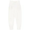 Pantaloni ROHE Pleated alb