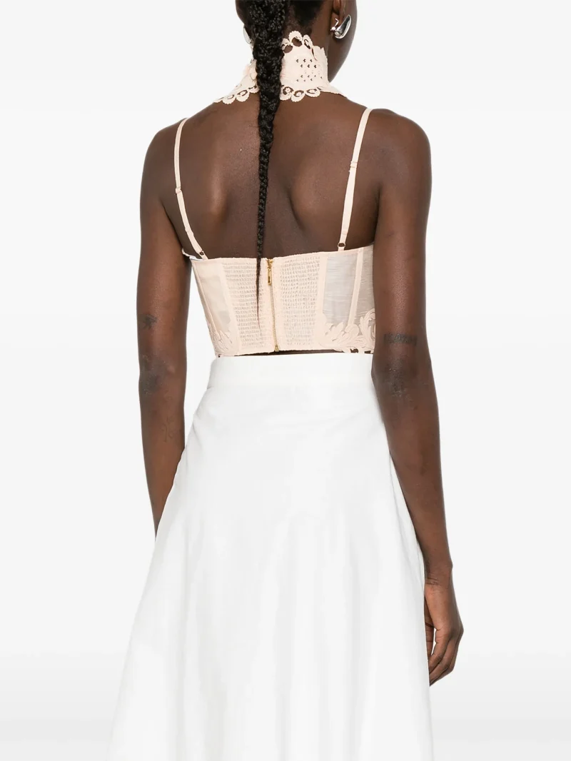 Alternative view of Corset Zimmermann Rebellion Filigree-Collar portocaliu