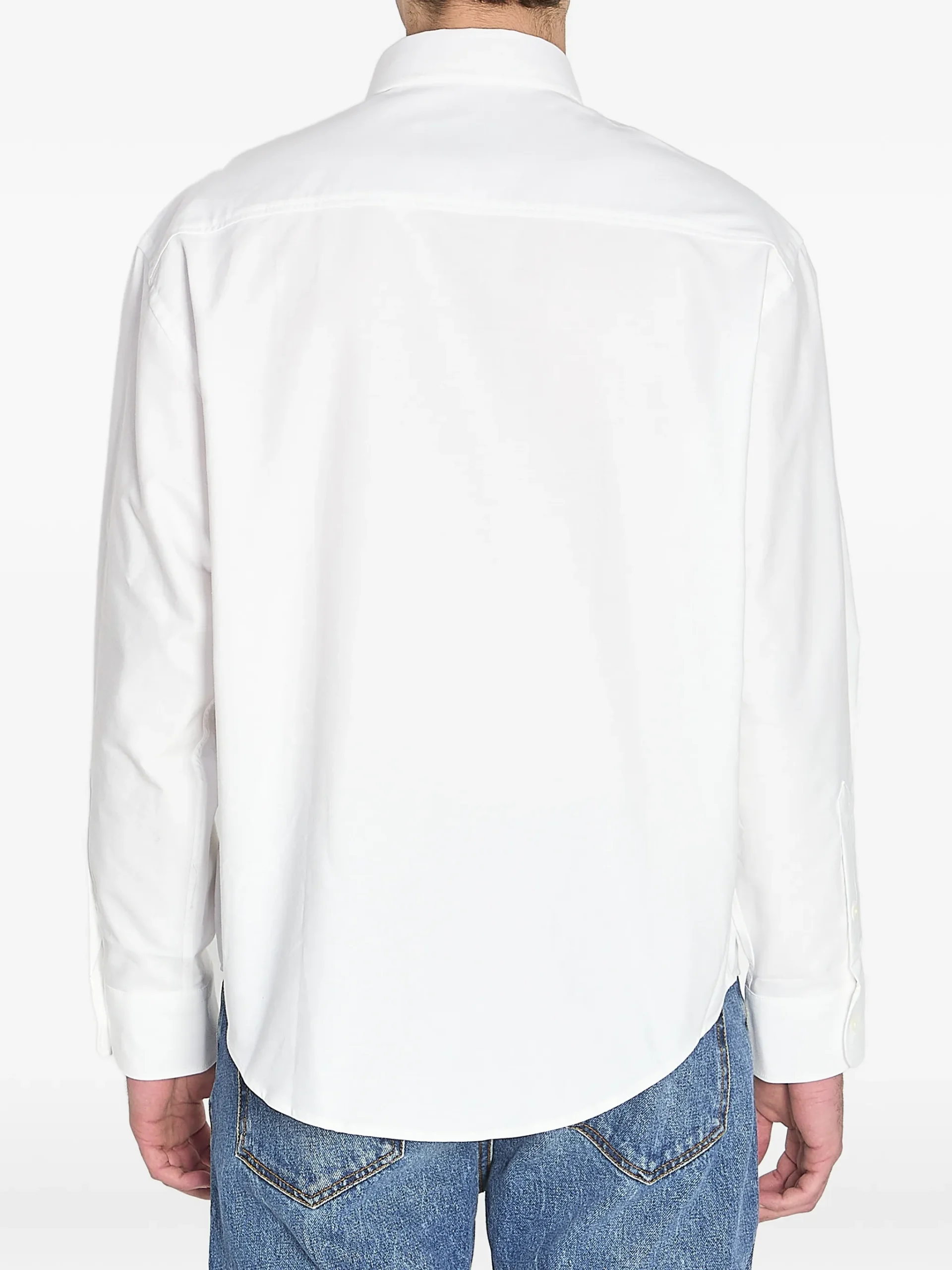 Camasa AMI Paris button-down pocket alb - imagine 4