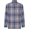 Camasa Golden Goose check-pattern albastru