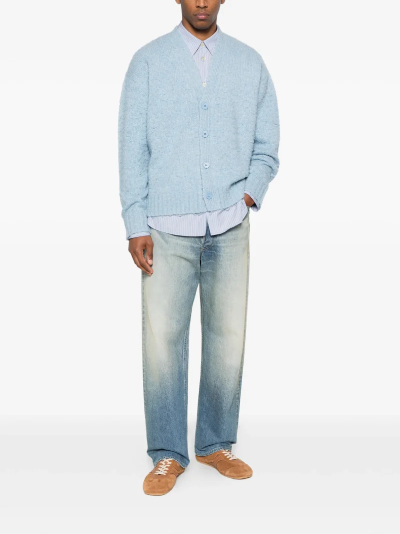 Alternative view of Cardigan Axel Arigato Studio buttoned albastru