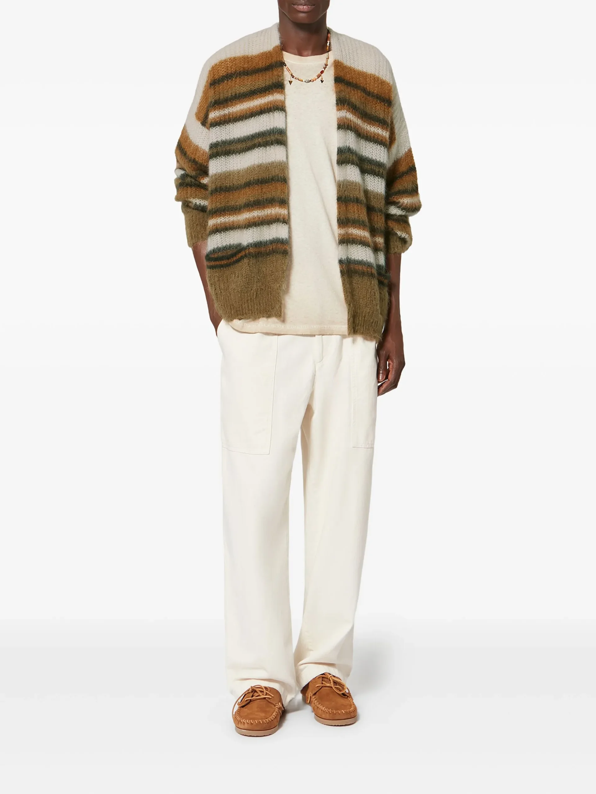Cardigan MARANT Danah striped multicolor - imagine 2