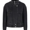 Jacheta MARANT Etoile faded zip negru