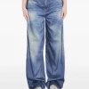 Jeans Golden Goose Printed five-pockets albastru