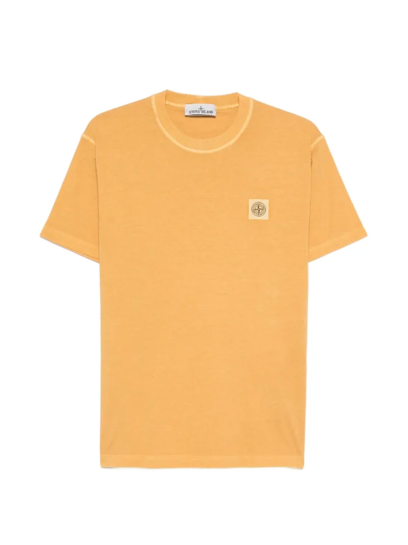 Tricou Stone Island Short-Sleeve galben