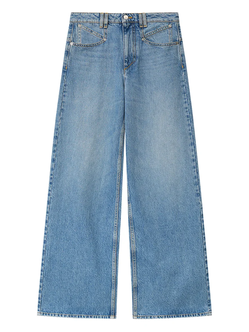 Jeans Isabel Marant Lemony Pocket albastru