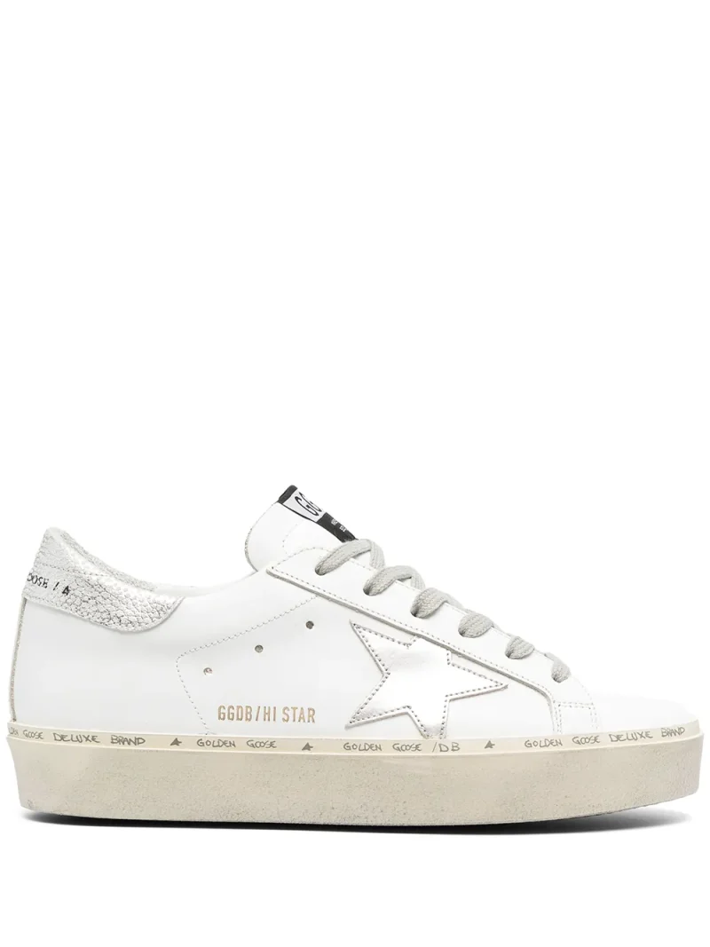 Sneakers Golden Goose Hi Star alb