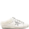 Sneakers Golden Goose star-motif shearling alb