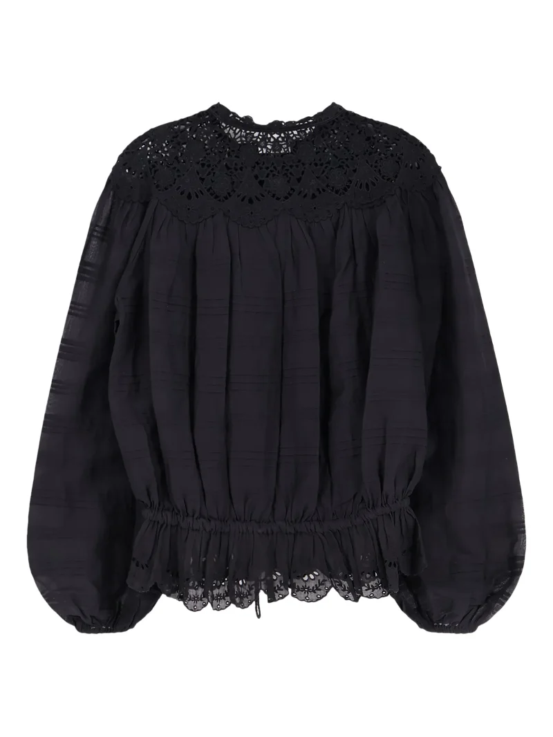 Alternative view of Top Marant Etoile polly lace negru