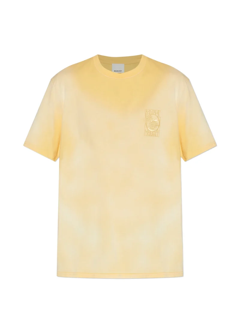 Tricou MARANT graphic sunset galben
