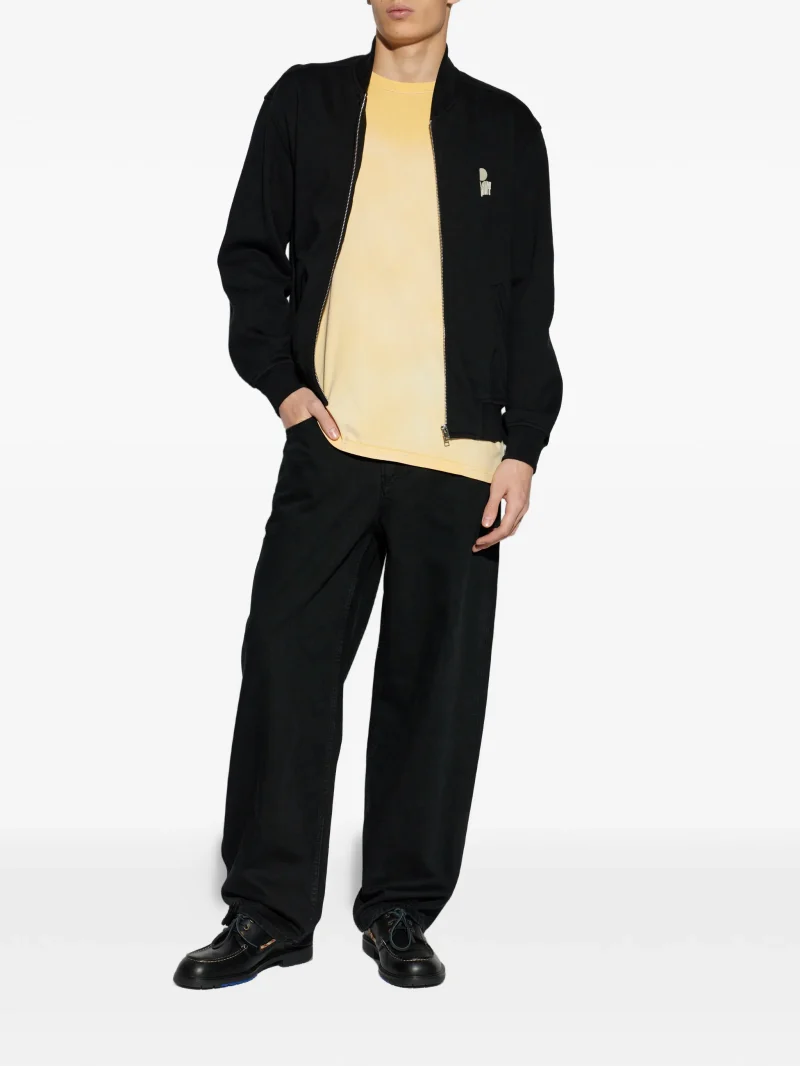 Alternative view of Tricou MARANT graphic sunset galben