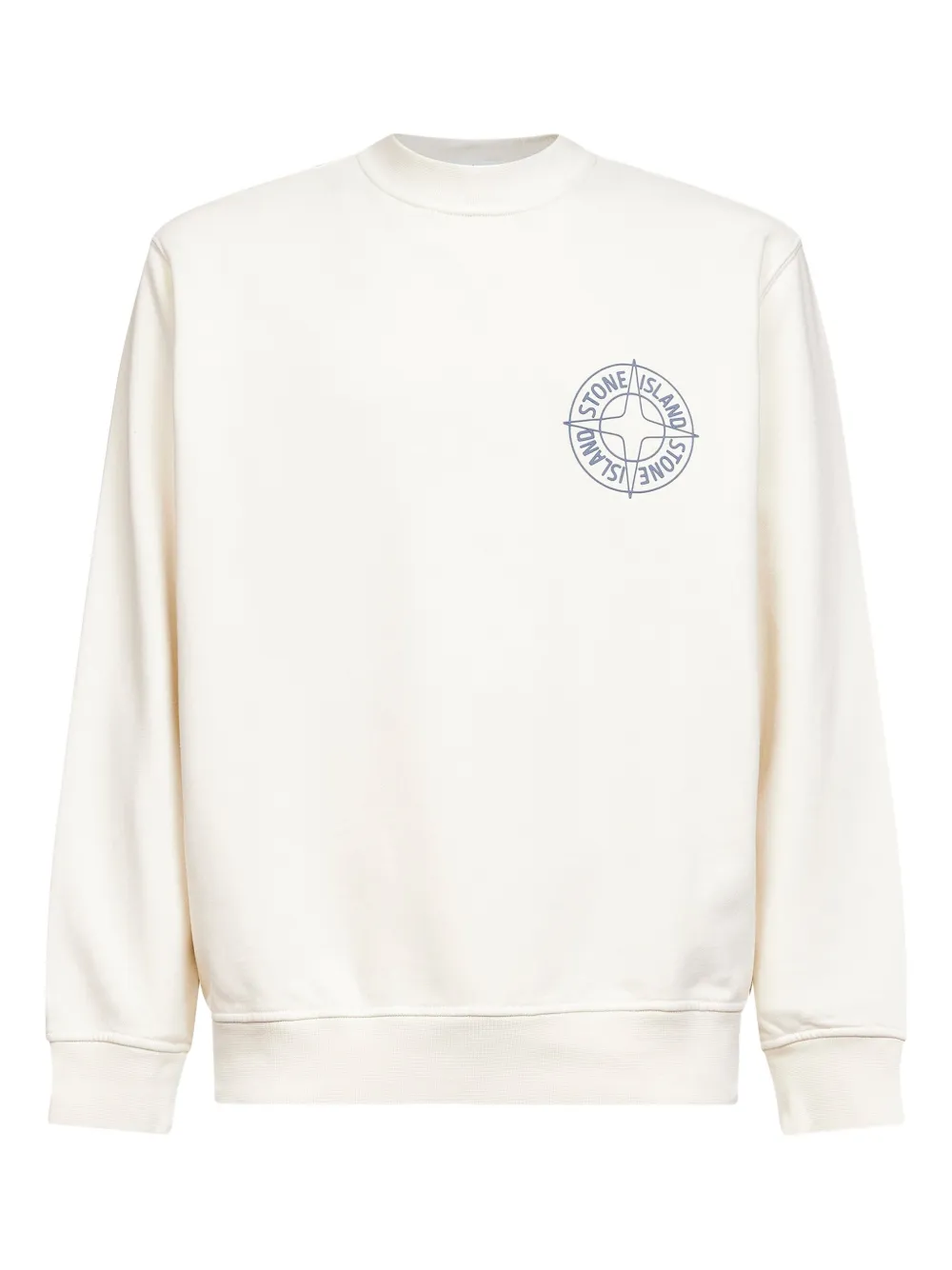 Bluza Stone Island Embossed Logo alb