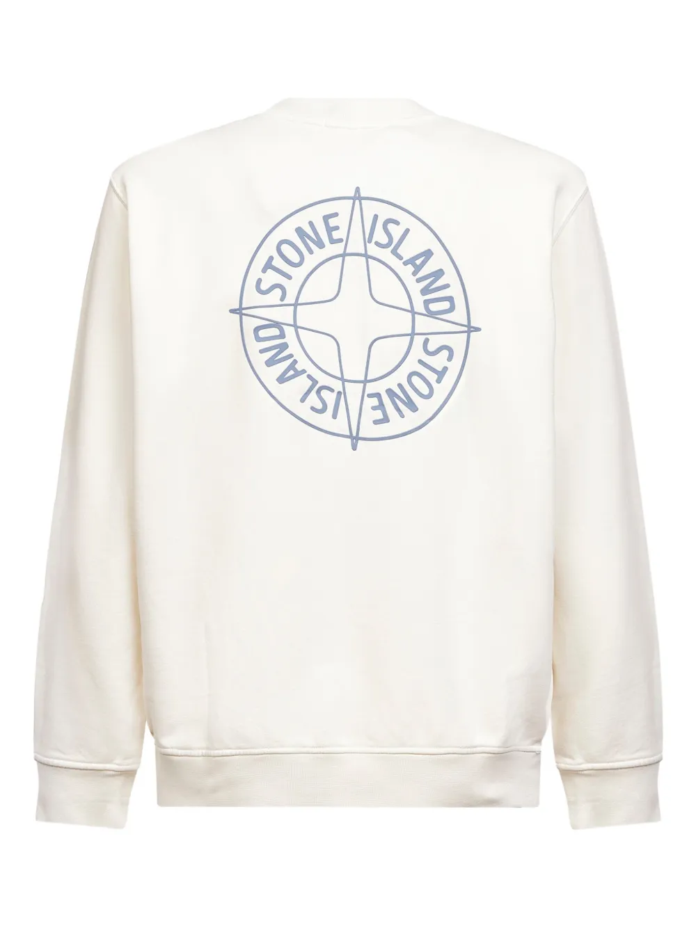 Bluza Stone Island Embossed Logo alb - imagine 2