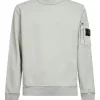 Bluza Stone Island Patch-Pocket Crew-Neck gri