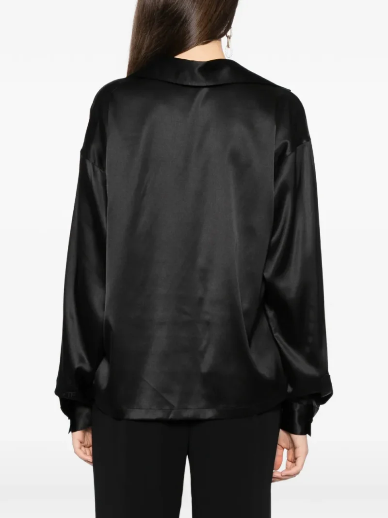 Alternative view of Bluza TOM FORD Satin negru