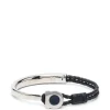 Bratara Ferragamo Braided-Leather argintiu